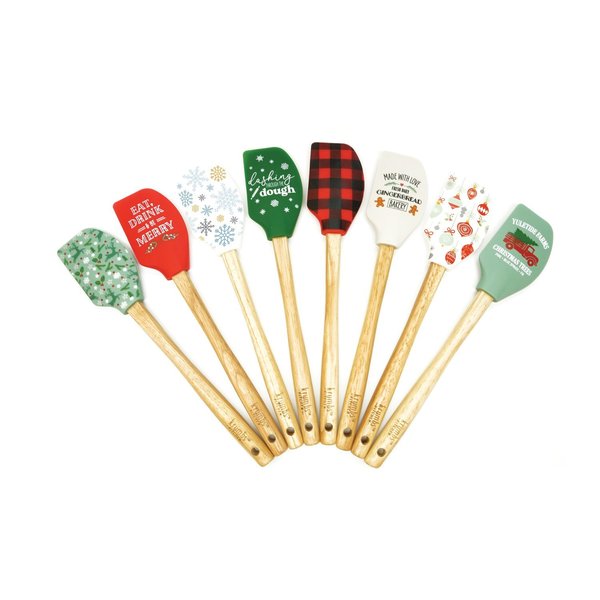 Krumbs Kitchen Assorted Silicone Christmas Spatula XKKSPT24